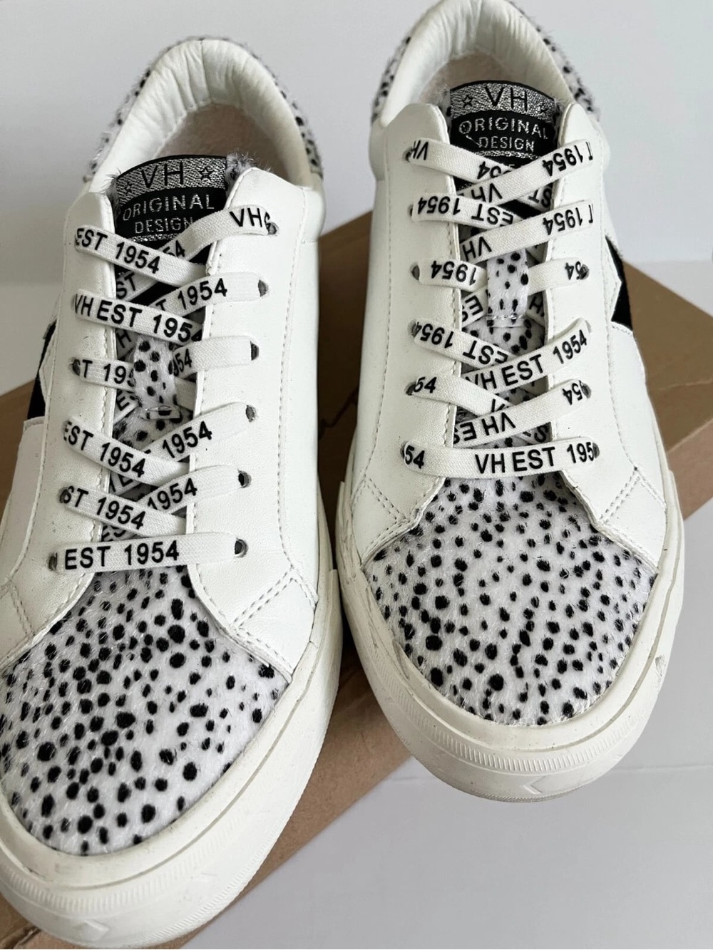 Vintage Havana Brenda Sneakers White/Wild Cheetah